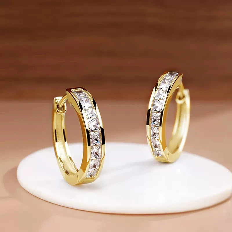 Princess Elegance Hoop Earrings